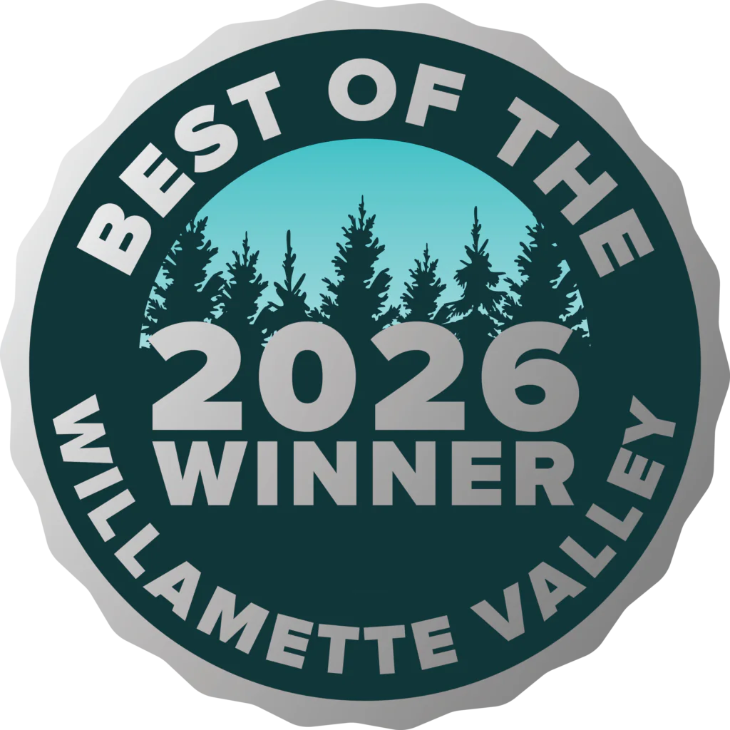2026 Silver Award Winner - Best of the Willamette Valley - Logo